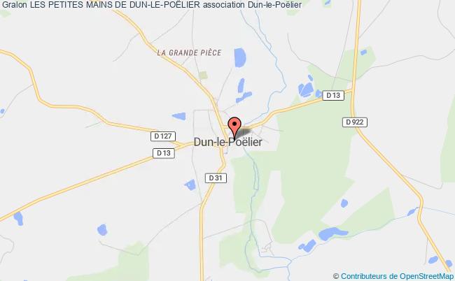plan association Les Petites Mains De Dun-le-poËlier Dun-le-Poëlier