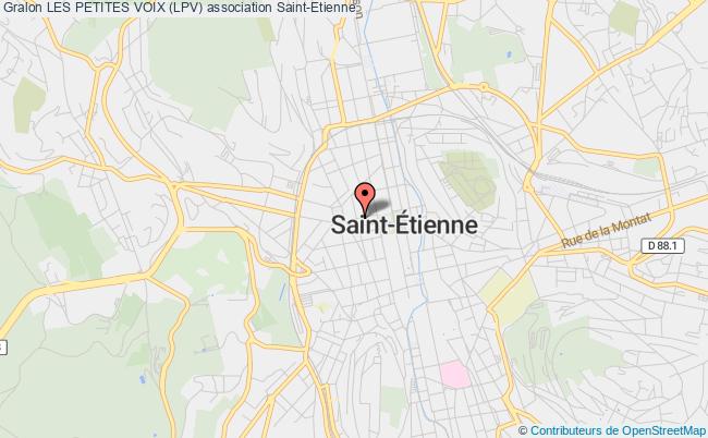 plan association Les Petites Voix (lpv) Saint-Étienne