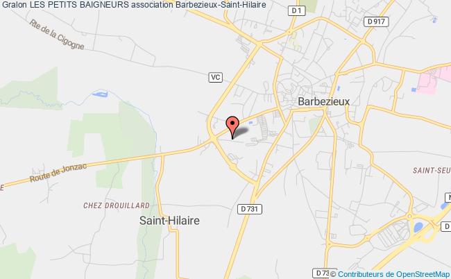 plan association Les Petits Baigneurs Barbezieux-Saint-Hilaire