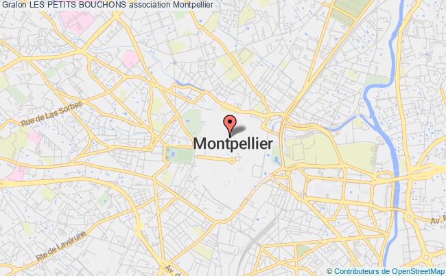plan association Les Petits Bouchons Montpellier