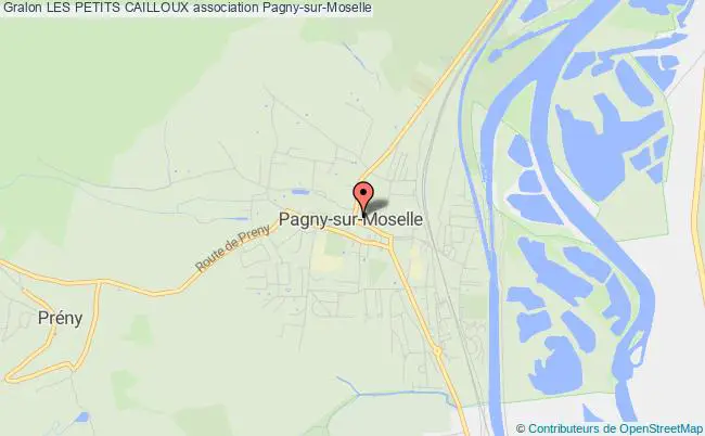 plan association Les Petits Cailloux Pagny-sur-Moselle