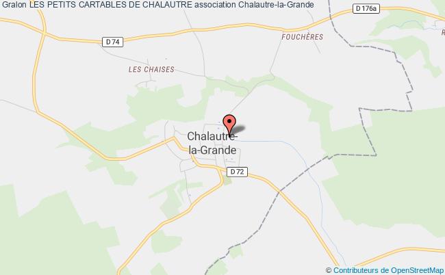 plan association Les Petits Cartables De Chalautre Chalautre-la-Grande