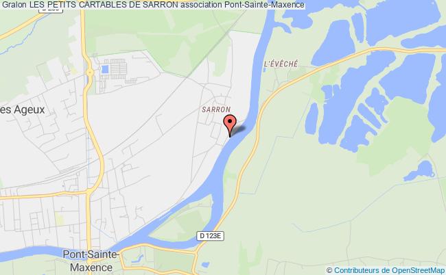 plan association Les Petits Cartables De Sarron Pont-Sainte-Maxence