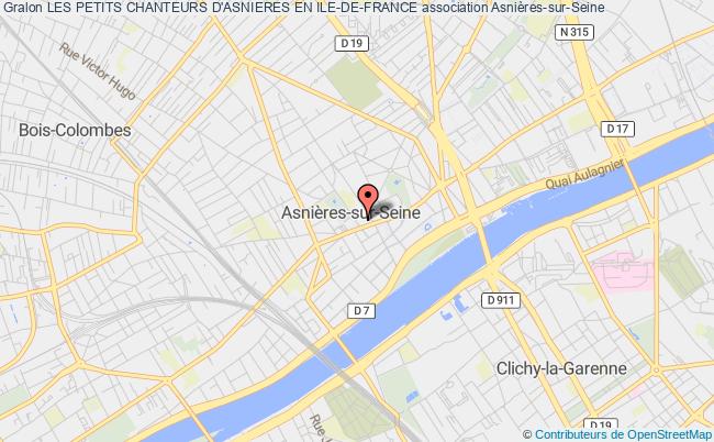 plan association Les Petits Chanteurs D'asnieres En Ile-de-france Asnières-sur-Seine