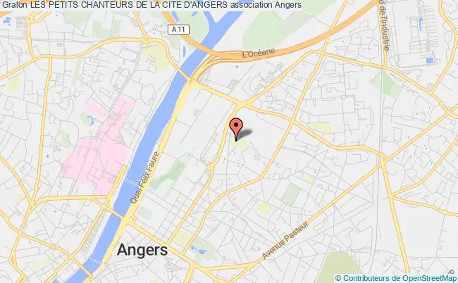 plan association Les Petits Chanteurs De La Cite D'angers Angers