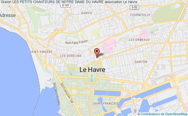 plan association Les Petits Chanteurs De Notre Dame Du Havre Le    Havre