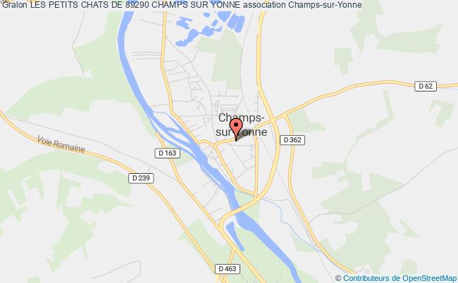 plan association Les Petits Chats De 89290 Champs Sur Yonne Champs-sur-Yonne