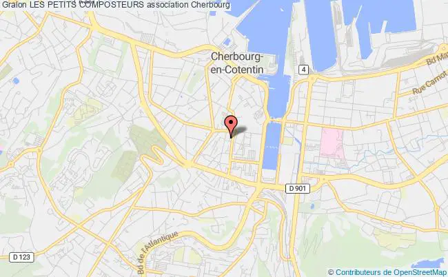 plan association Les Petits Composteurs Cherbourg-en-Cotentin