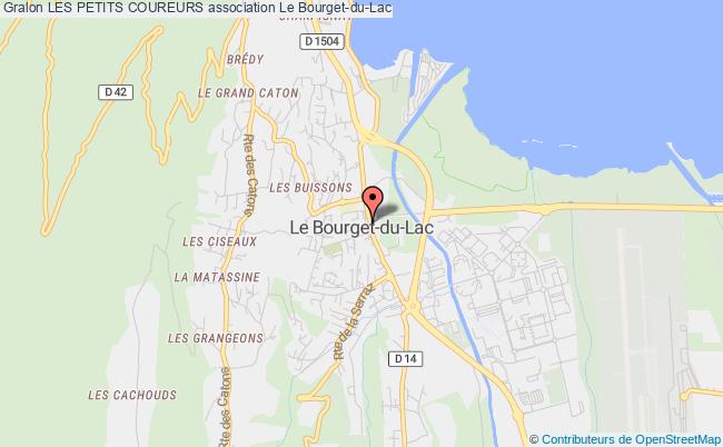 plan association Les Petits Coureurs Bourget-du-Lac