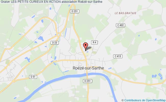 plan association Les Petits Curieux En Action Roézé-sur-Sarthe