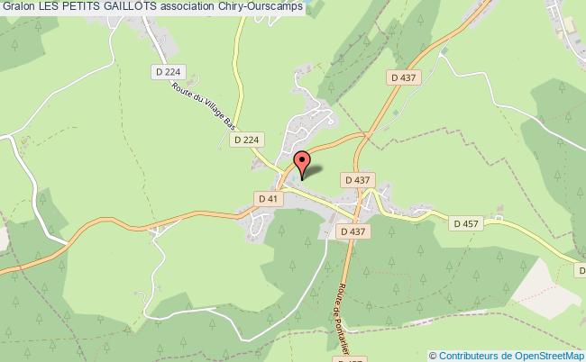 plan association Les Petits Gaillots 
