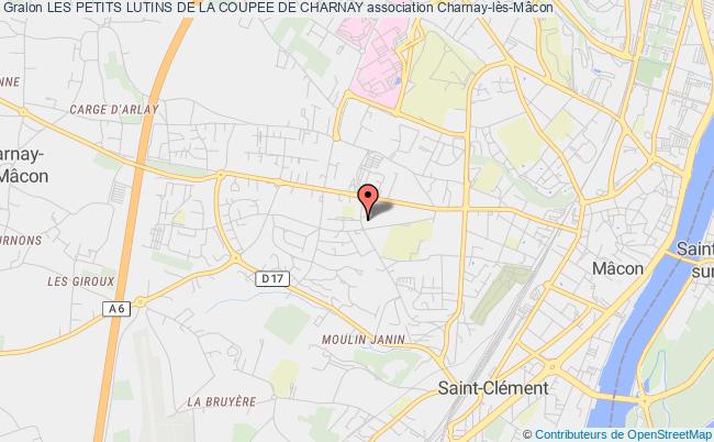 plan association Les Petits Lutins De La Coupee De Charnay Charnay-lès-Mâcon