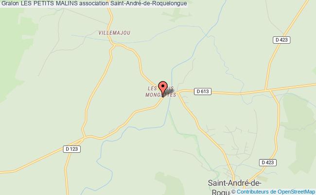 plan association Les Petits Malins Saint-André-de-Roquelongue