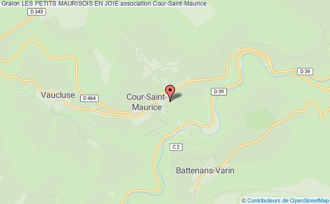 plan association Les Petits Maurisois En Joie Cour-Saint-Maurice