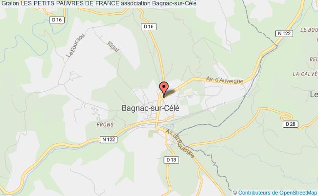 plan association Les Petits Pauvres De France Bagnac-sur-Célé