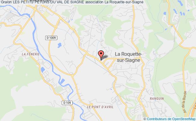 plan association Les Petits Petons Du Val De Siagne Roquette-sur-Siagne