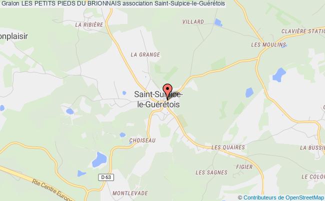 plan association Les Petits Pieds Du Brionnais Saint-Sulpice-le-Guérétois