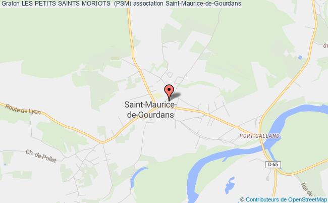 plan association Les Petits Saints Moriots  (psm) Saint-Maurice-de-Gourdans