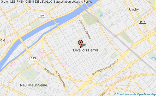 plan association Les PhÉniciens De Levallois Levallois-Perret