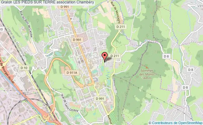 plan association Les Pieds Sur Terre Chambéry
