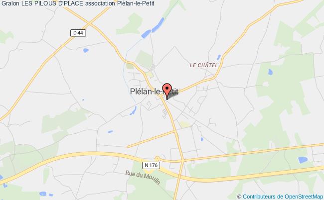 plan association Les Pilous D'place Plélan-le-Petit