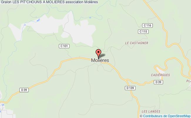 plan association Les Pit'chouns À Molieres Molières
