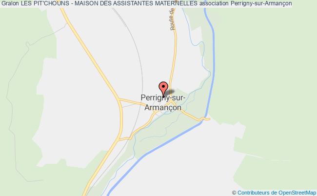 plan association Les Pit'chouns - Maison Des Assistantes Maternelles Perrigny-sur-Armançon