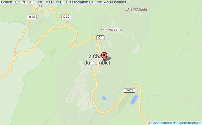 plan association Les Pitchouns Du Dombief La Chaux-du-Dombief