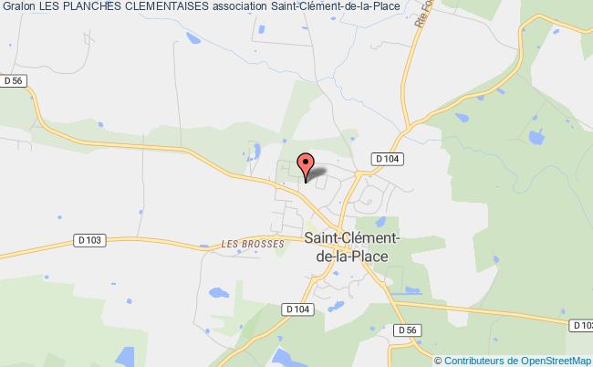 plan association Les Planches Clementaises Saint-Clément-de-la-Place