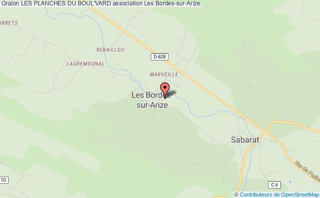 plan association Les Planches Du Boul'vard Les   Bordes-sur-Arize