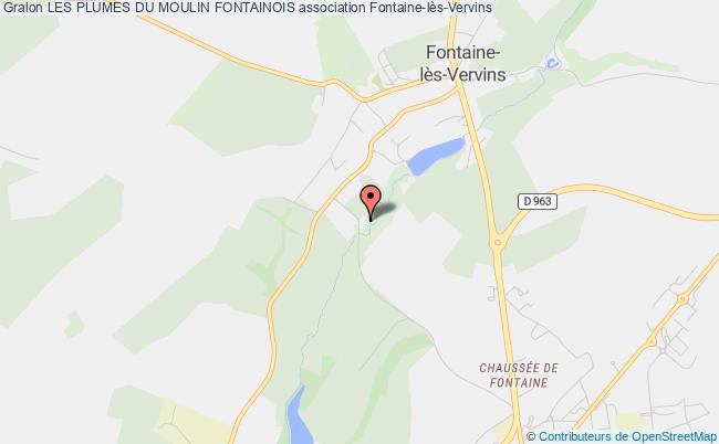 plan association Les Plumes Du Moulin Fontainois Fontaine-lès-Vervins