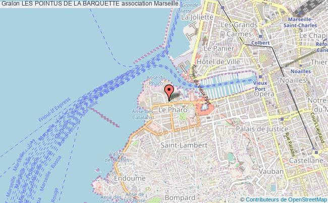 plan association Les Pointus De La Barquette Marseille