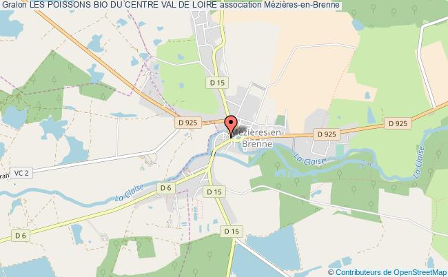 plan association Les Poissons Bio Du Centre Val De Loire Mézières-en-Brenne