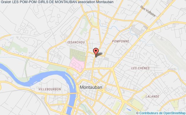 plan association Les Pom-pom Girls De Montauban Montauban