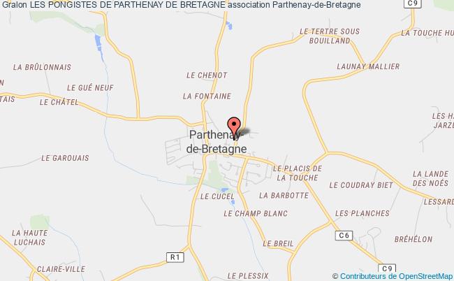 plan association Les Pongistes De Parthenay De Bretagne Parthenay-de-Bretagne