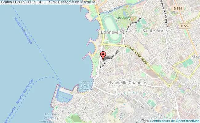 plan association Les Portes De L'esprit Marseille