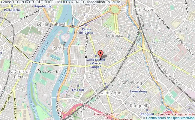 plan association Les Portes De L'inde - Midi Pyrenees Toulouse