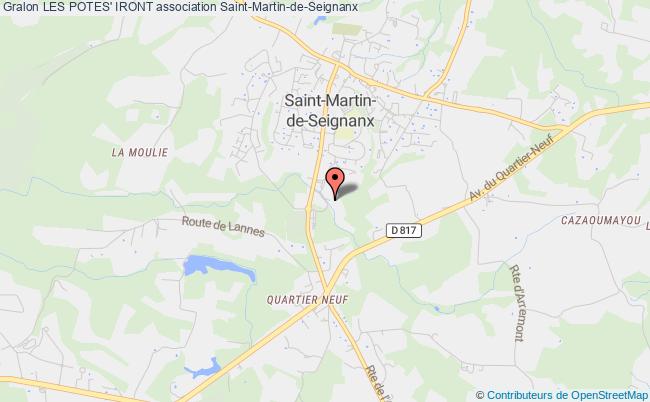 plan association Les Potes' Iront Saint-Martin-de-Seignanx