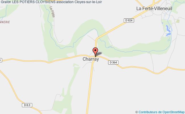 plan association Les Potiers Cloysiens Cloyes-sur-le-Loir