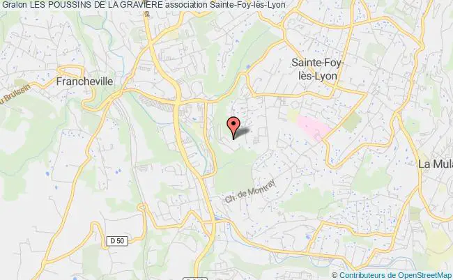 plan association Les Poussins De La Graviere Sainte-Foy-lès-Lyon