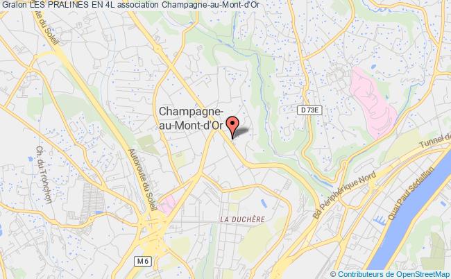 plan association Les Pralines En 4l Champagne-au-Mont-d'Or