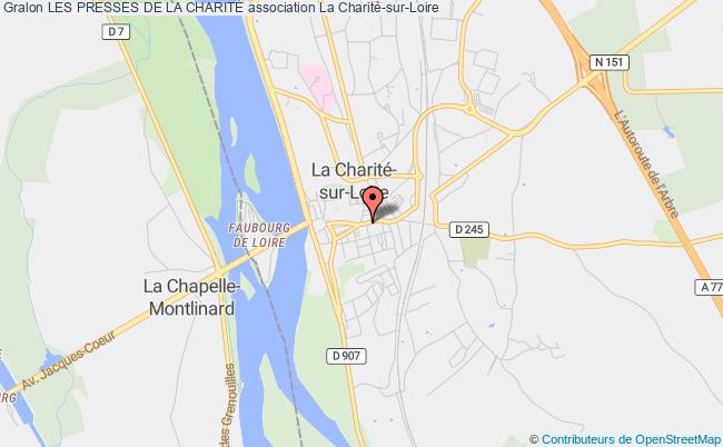 plan association Les Presses De La CharitÉ Charité-sur-Loire