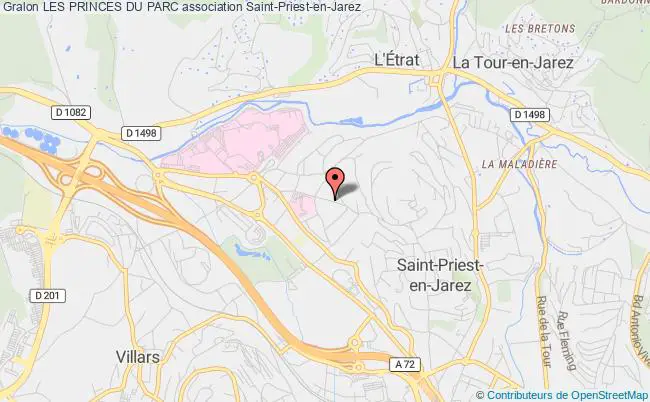 plan association Les Princes Du Parc Saint-Priest-en-Jarez