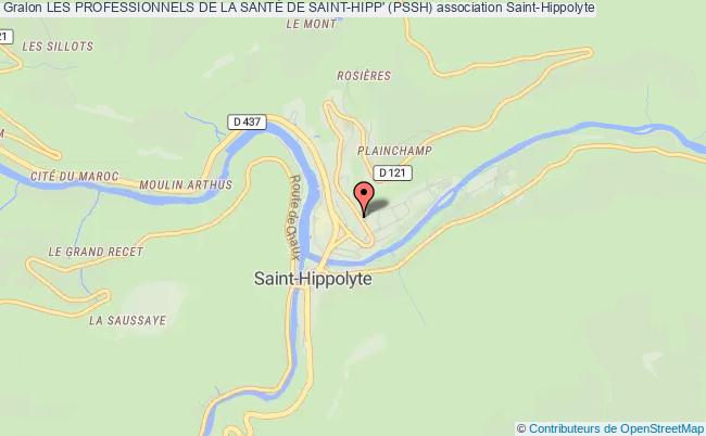 plan association Les Professionnels De La SantÉ De Saint-hipp' (pssh) Saint-Hippolyte