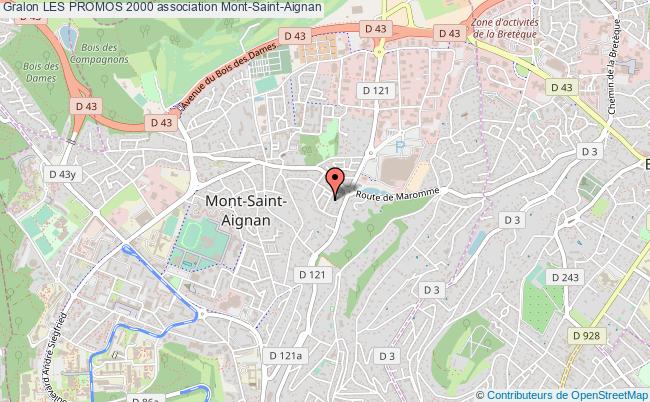 plan association Les Promos 2000 Mont-Saint-Aignan
