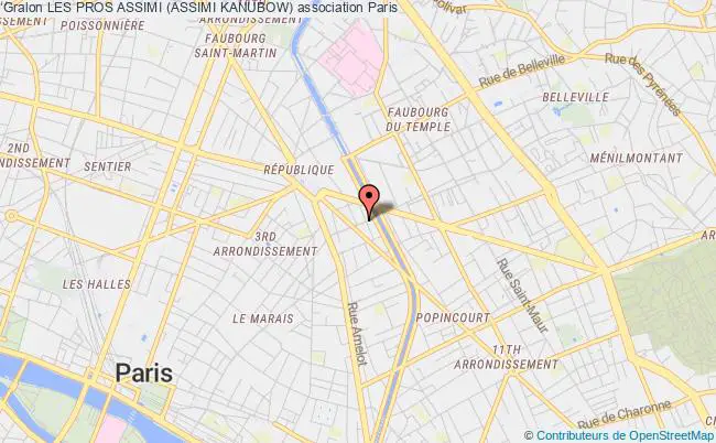 plan association Les Pros Assimi (assimi Kanubow) Paris