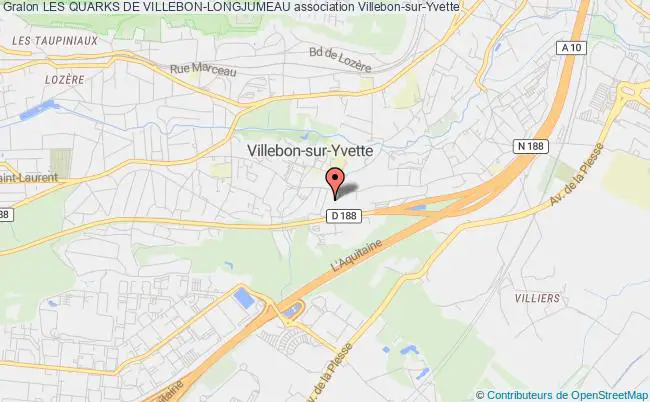 plan association Les Quarks De Villebon-longjumeau Villebon-sur-Yvette