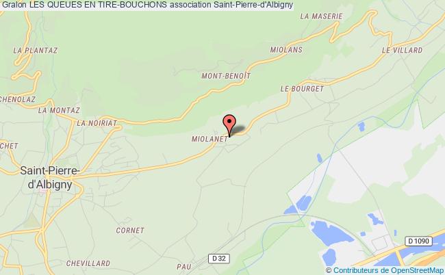 plan association Les Queues En Tire-bouchons Saint-Pierre-d'Albigny