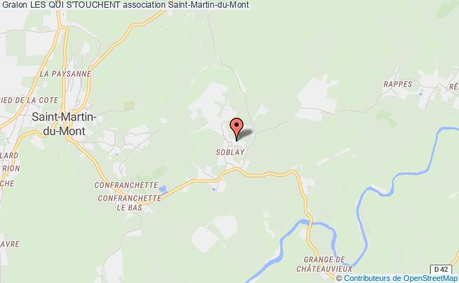 plan association Les Qui S'touchent Saint-Martin-du-Mont