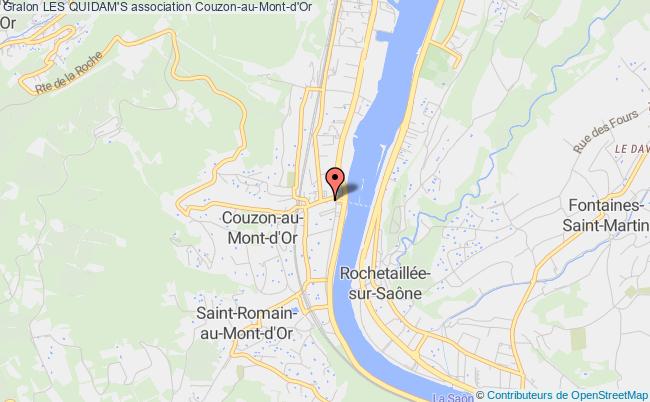 plan association Les Quidam's Couzon-au-Mont-d'Or